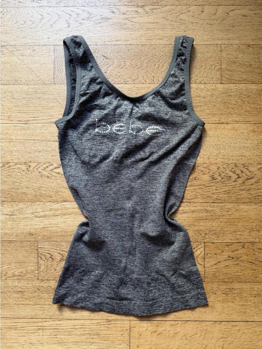 Y2K Bebe Logo Tank Top Sporty McBling